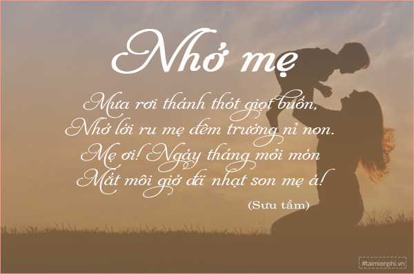 làm thơ lục bát về mẹ - Hình 5
