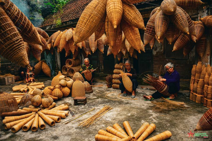 làng nghề mây tre đan chương mỹ - Hình 2
