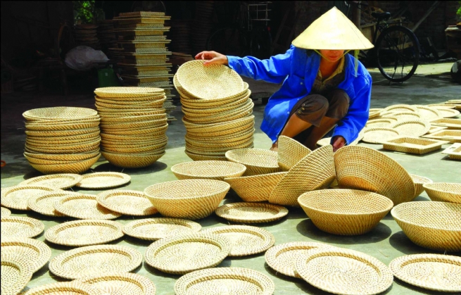 làng nghề mây tre đan chương mỹ - Hình 3