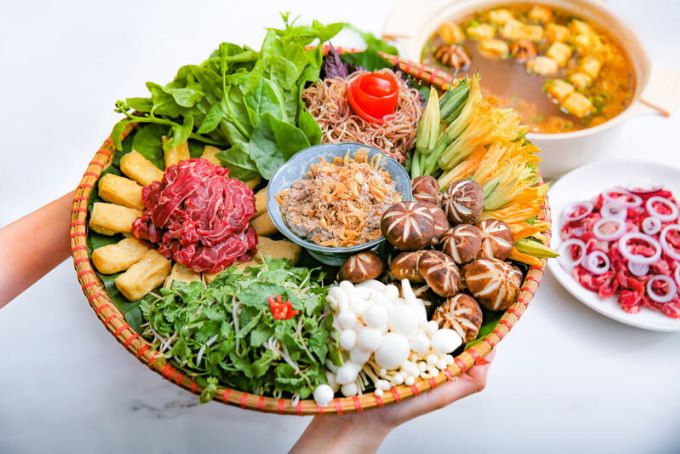 lẩu riêu cua bắp bò gồm những gì - Hình 3