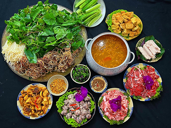 lẩu riêu cua bắp bò gồm những gì - Hình 4