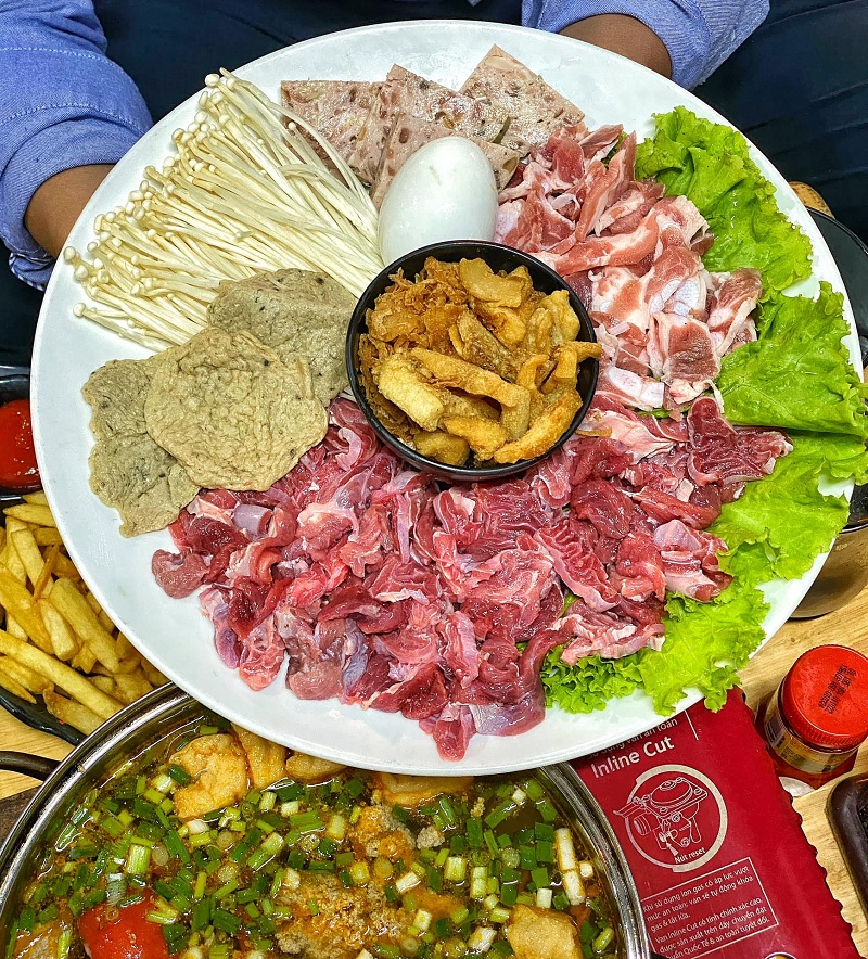 lẩu riêu cua bắp bò gồm những gì - Hình 5