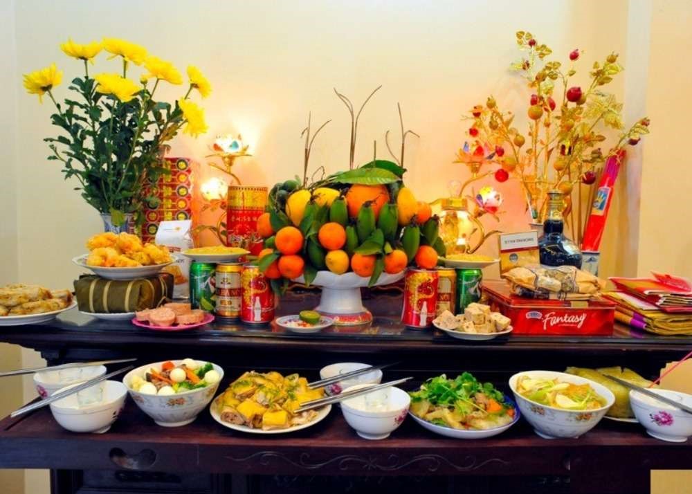 lễ cúng giao thừa trong nhà