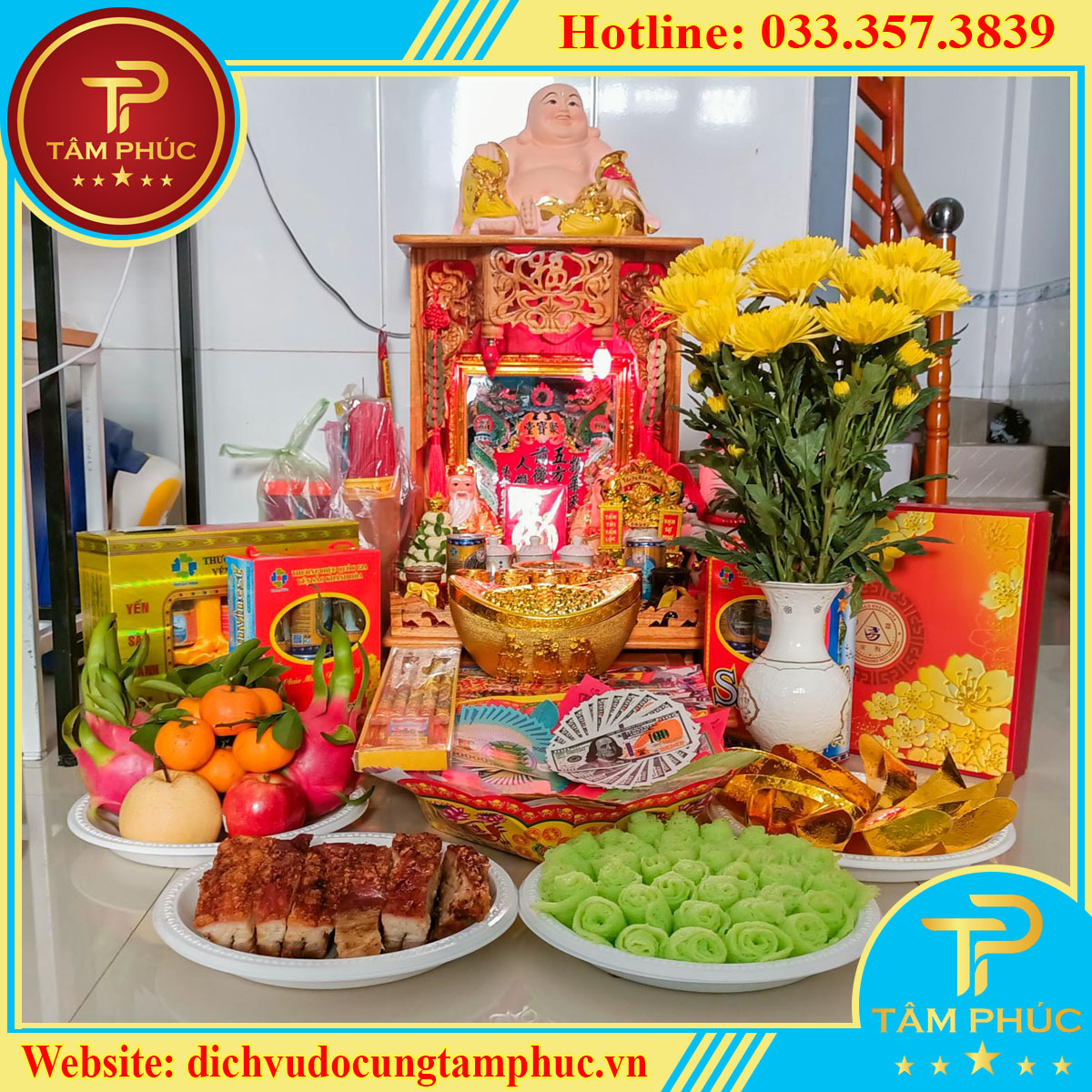 lễ vật cúng rước thần tài thổ địa - Hình 3