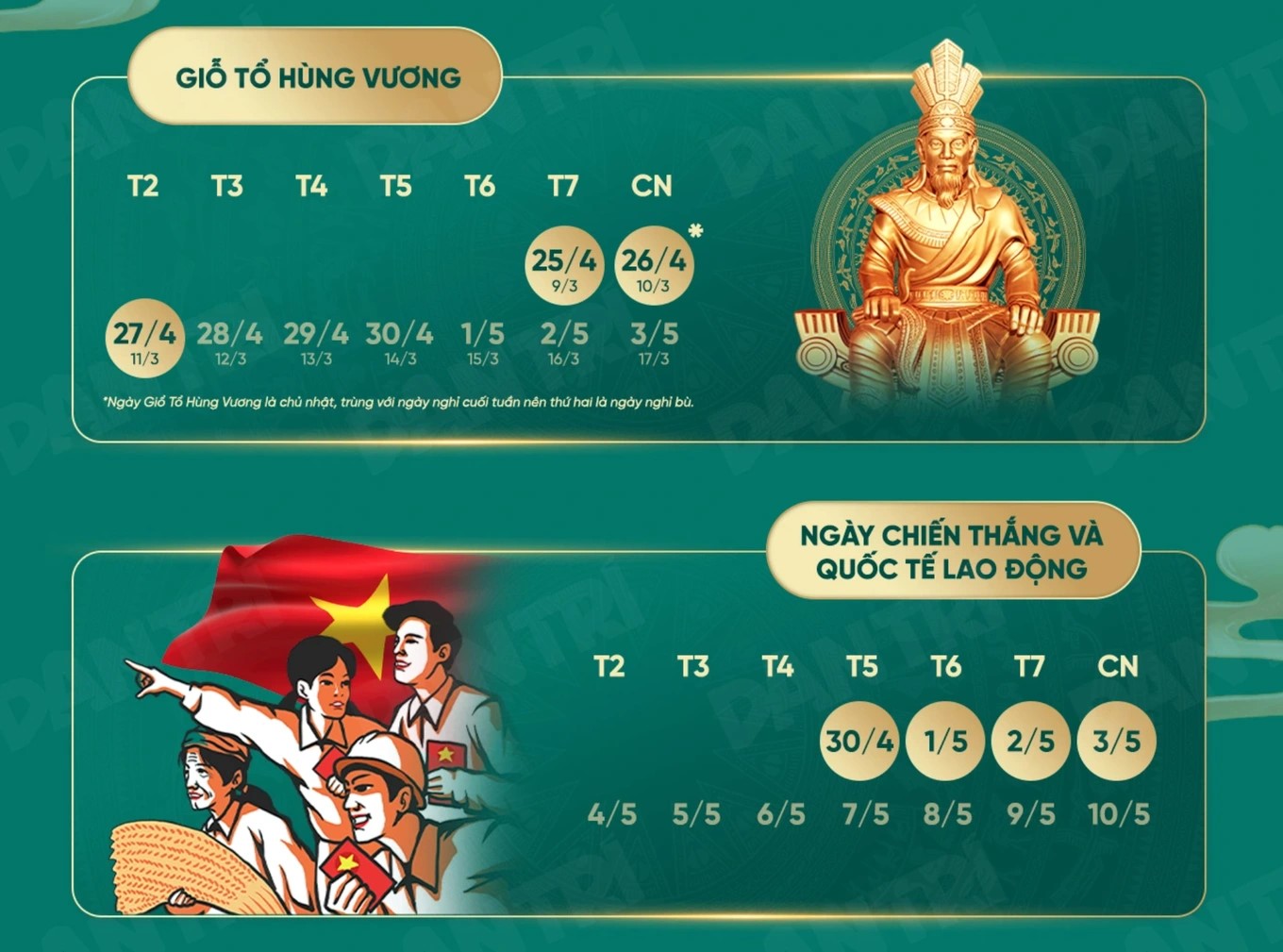 lịch nghỉ 30/4 1/5 năm 2026 - Hình 4