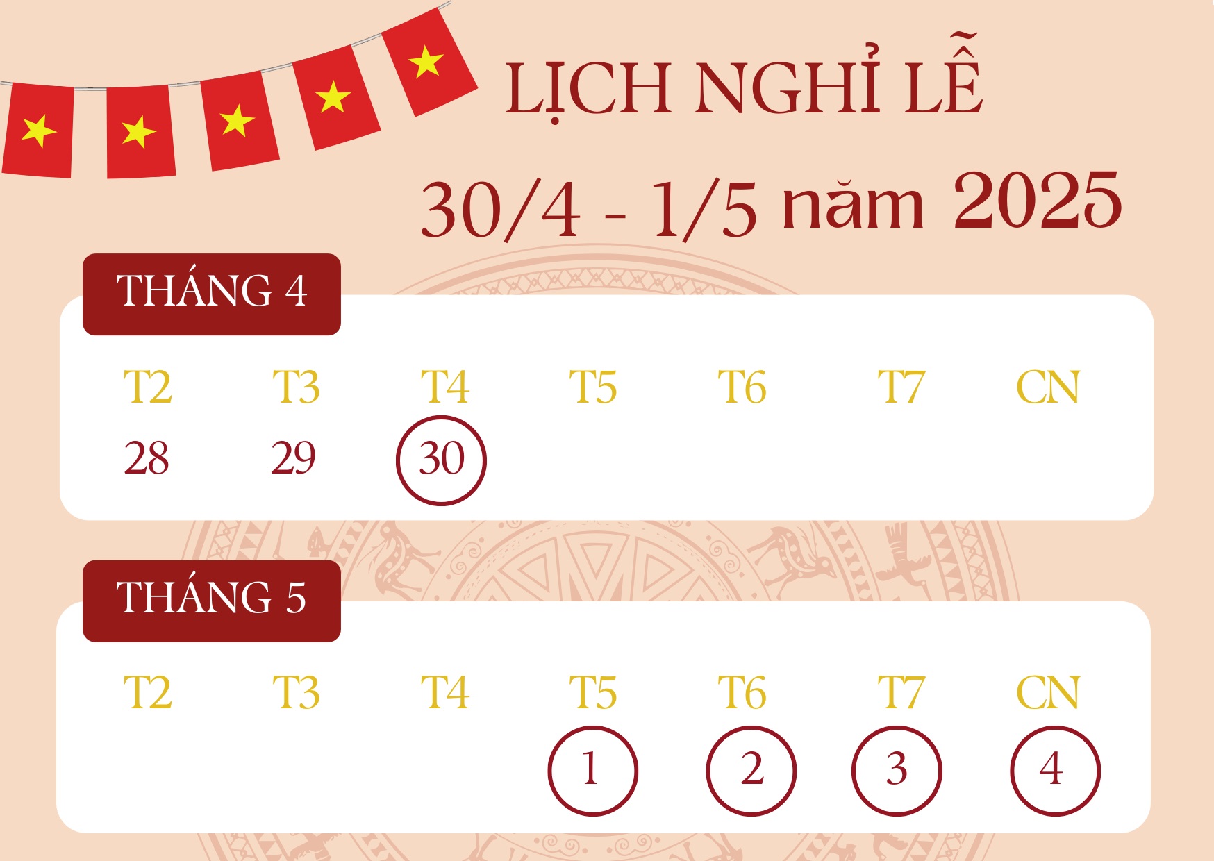 lịch nghỉ 30/4 1/5 năm 2026 - Hình 5