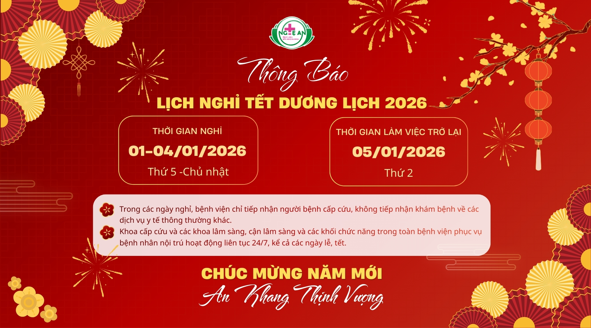 lịch nghỉ tết nghệ an 2026