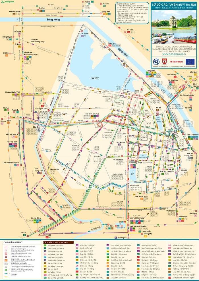 Tuyến xe bus 64 Hà Nội mới nhất cập nhật hiện nay