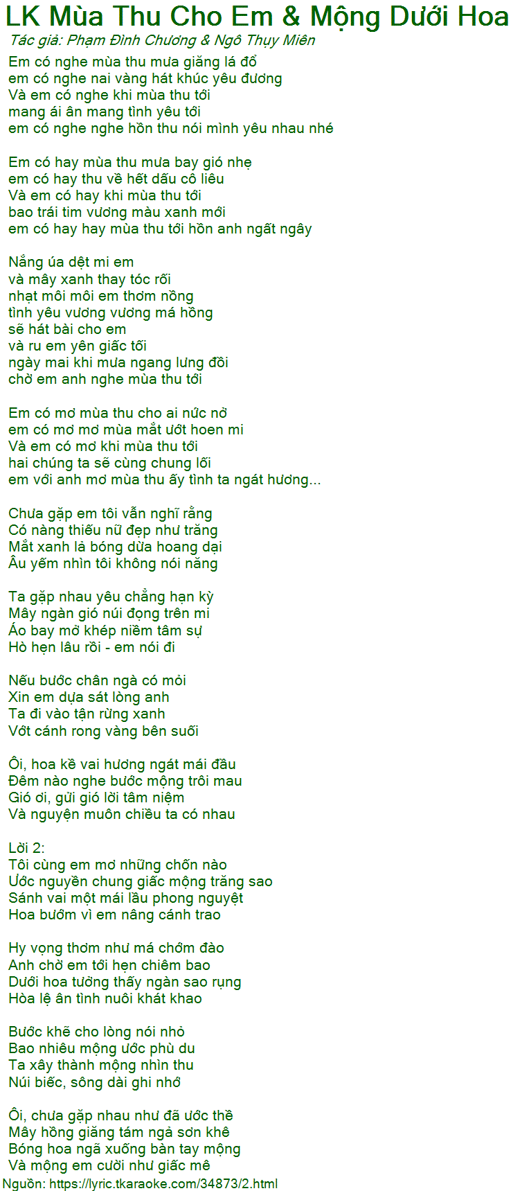 lời bài mùa thu cho em - Hình 3