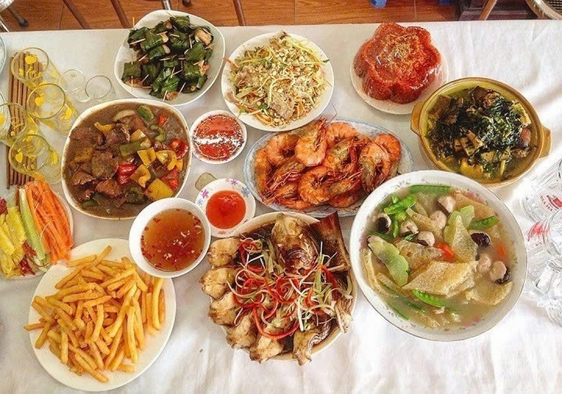 mâm cỗ cúng giỗ miền bắc - Hình 2