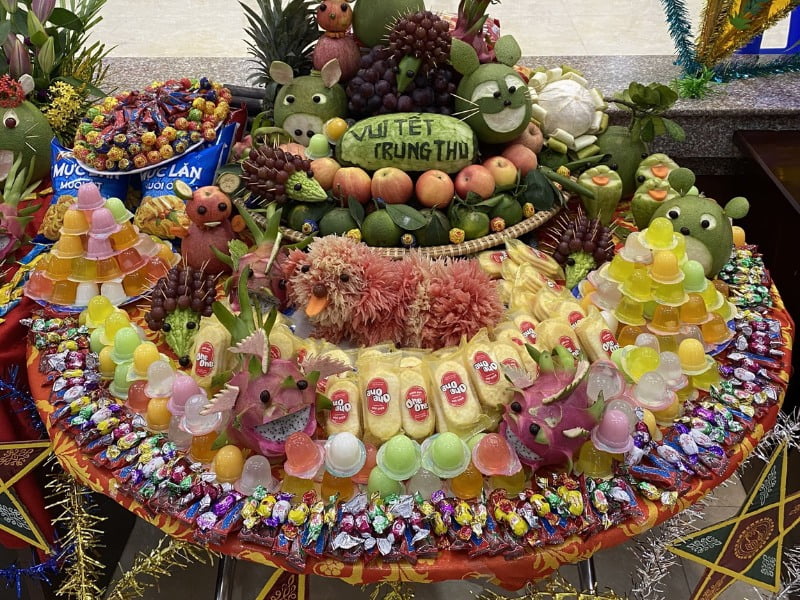 mâm cỗ trung thu bánh kẹo - Hình 2