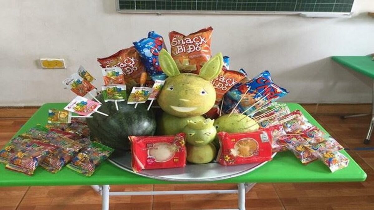 mâm cỗ trung thu bánh kẹo - Hình 3