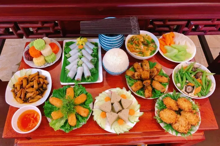 mâm cơm chay cúng rằm tháng 7 - Hình 4