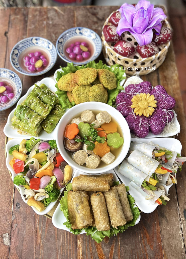 mâm cúng chay rằm tháng giêng - Hình 5
