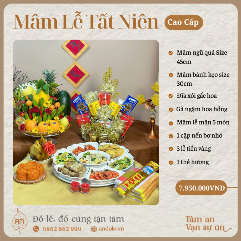 mâm cúng cuối năm - Hình 4
