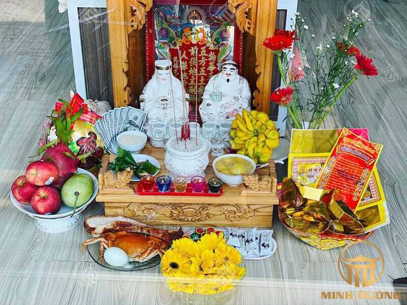 mâm cúng thần tài thổ địa - Hình 2