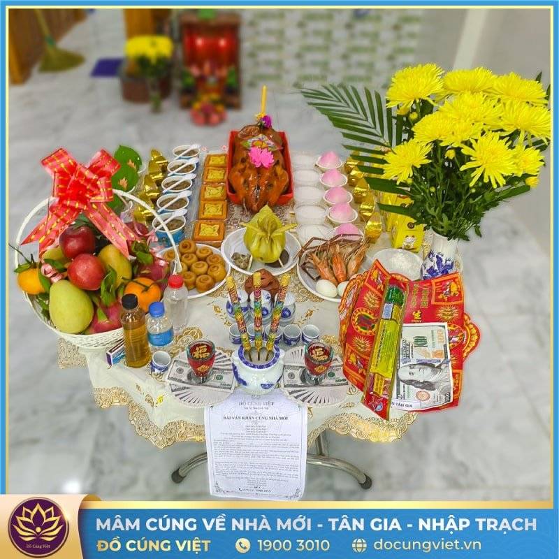 mâm cúng về nhà mới gồm những gì - Hình 5