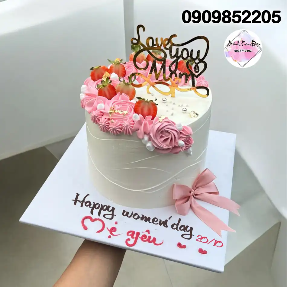 mẫu bánh kem tặng mẹ 20 10