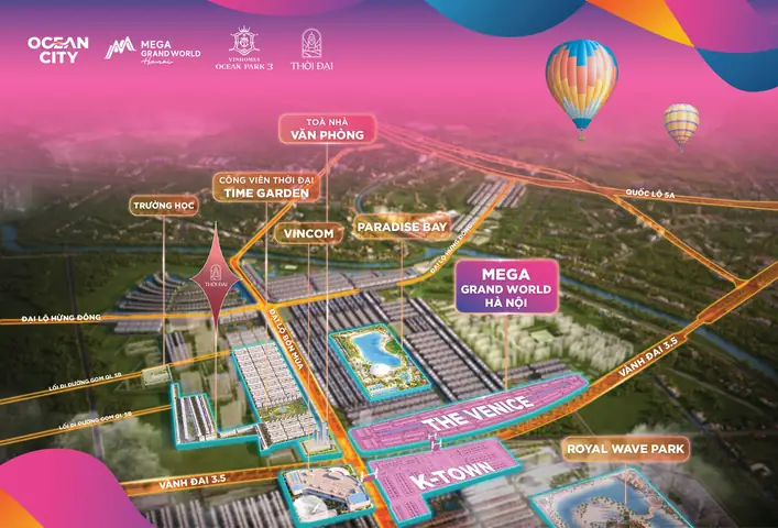 Mega Grand World Hà Nội Ở Đâu? Vị Trí & Hướng Dẫn Di Chuyển Chi Tiết