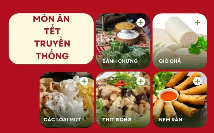 Cẩm Nang Ẩm Thực Tết Việt: Khám Phá 5 Món Ăn Truyền Thống Không Thể Thiếu Cẩm Nang Ẩm Thực Tết Việt: Khám Phá 5 Món Ăn Truyền Thống Không Thể Thiếu