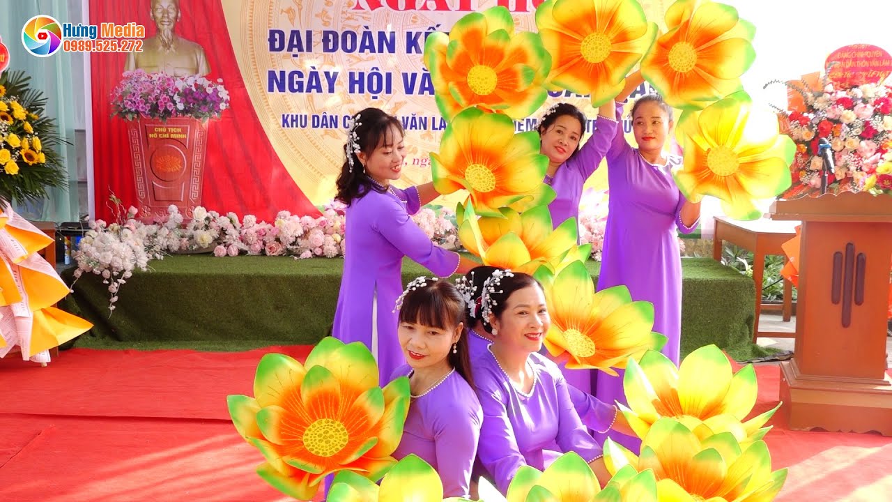 múa bông hoa đại đoàn kết - Hình 4