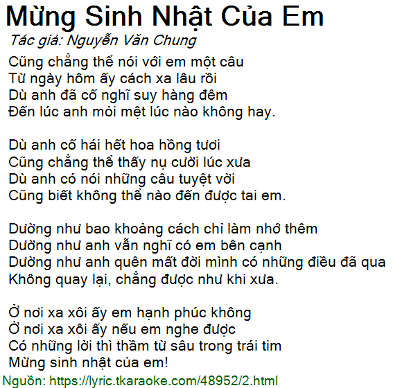 mừng ngày sinh nhật của em - Hình 3