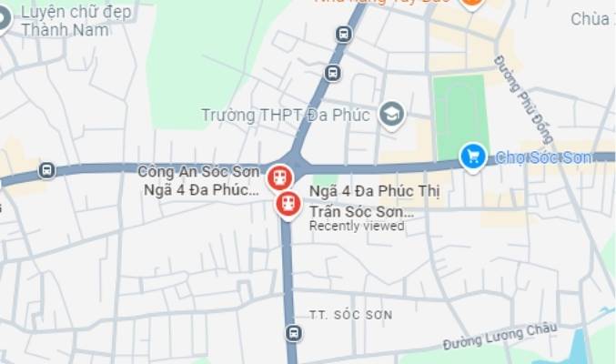 ngã tư thị trấn sóc sơn - Hình 3