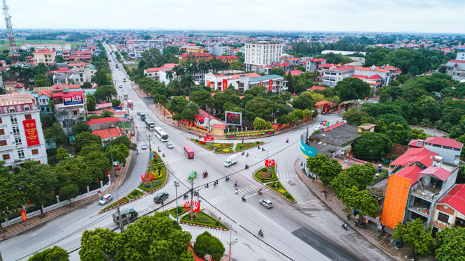 ngã tư thị trấn sóc sơn