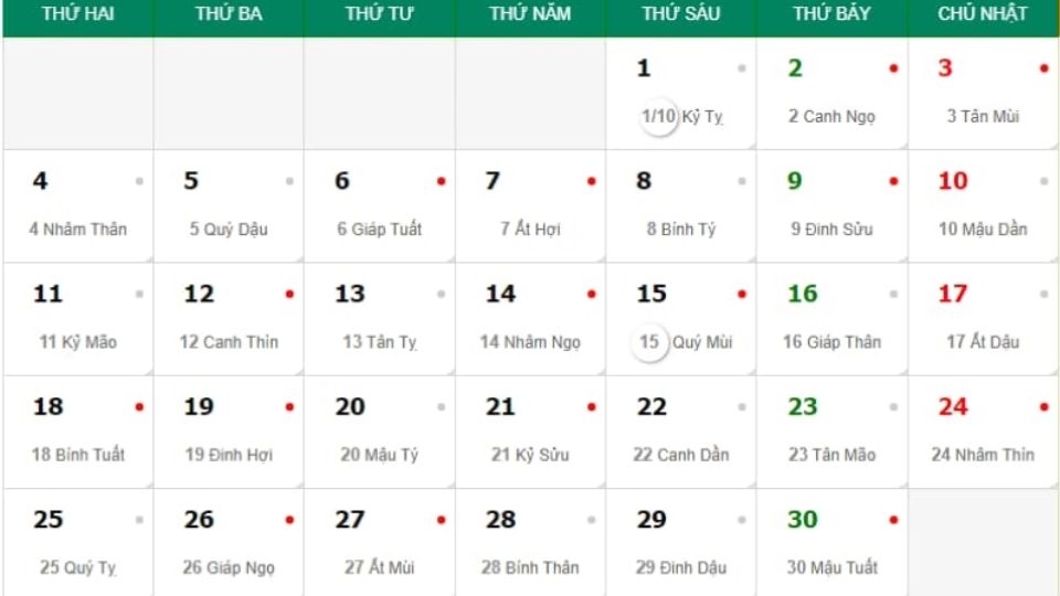 ngày đẹp tháng 11 âm lịch - Hình 3