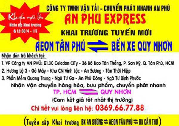 nhà xe an phú quy nhơn - Hình 3