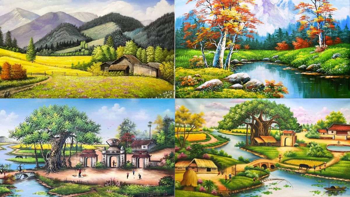 những bức tranh phong cảnh đẹp - Hình 5