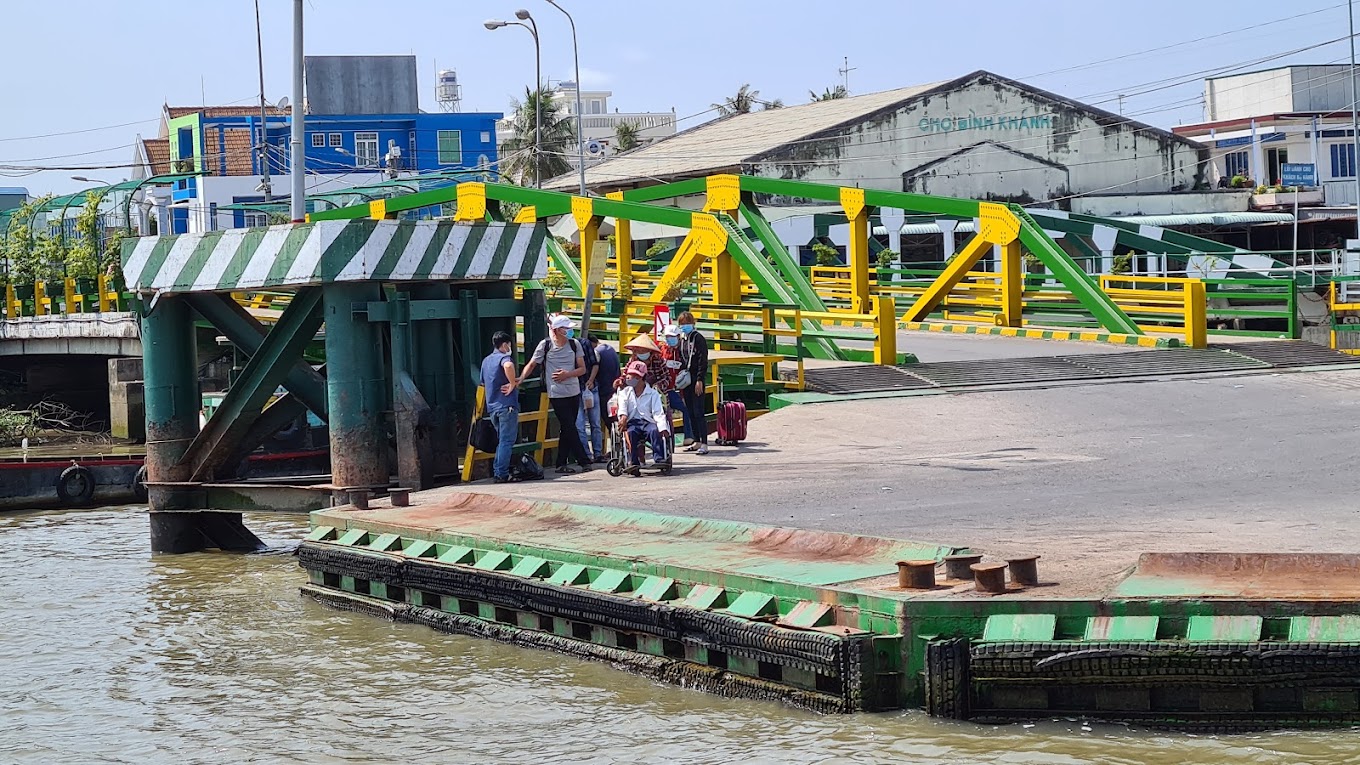 phà Bình Khánh mấy giờ đóng cửa và hình ảnh bến phà
