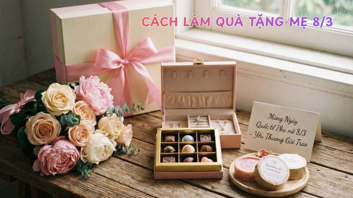 quà 8 3 cho mẹ tự làm - Hình 2