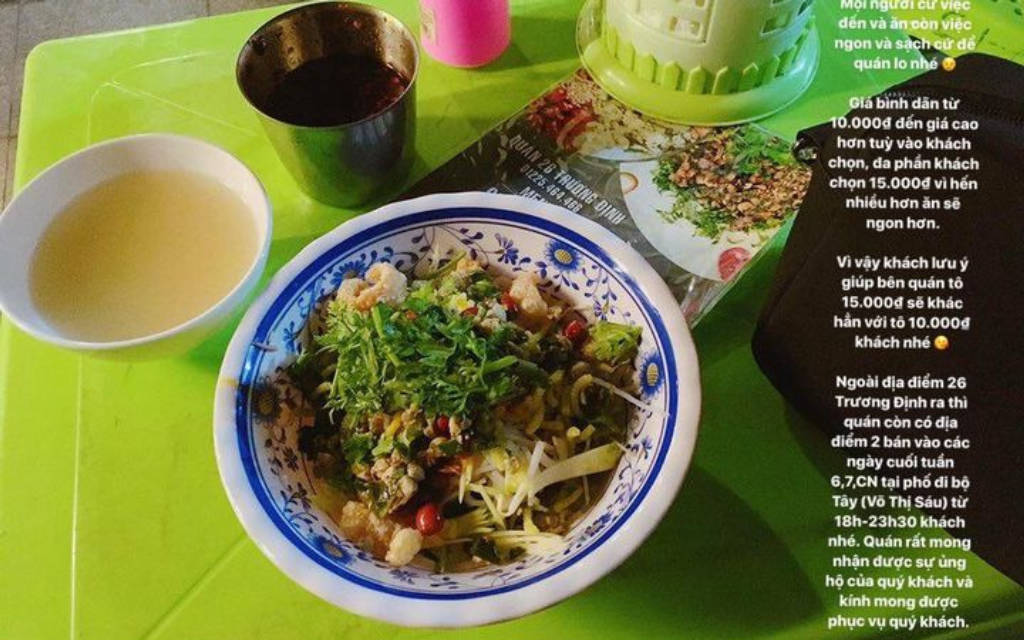quán cơm hến 26 trương định huế - Hình 1