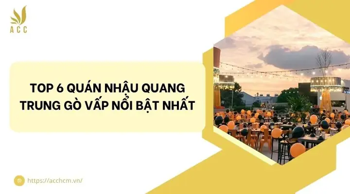 Cẩm Nang Chọn Quán Nhậu Quang Trung Gò Vấp: Top 6 Địa Điểm Nổi Bật