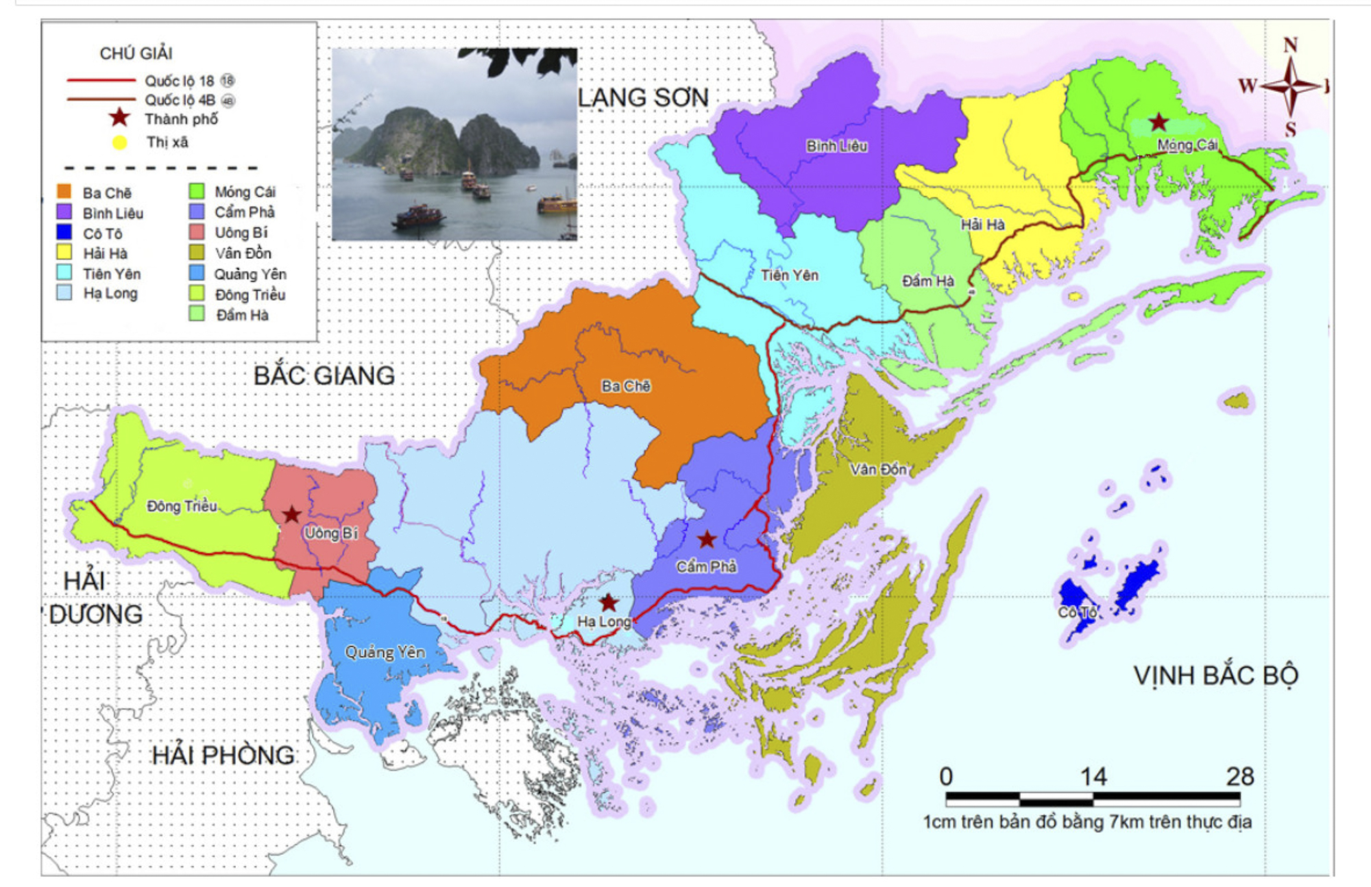 quảng ninh có những thành phố nào - Hình 2