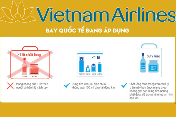 quy định chất lỏng hành lý xách tay - Hình 3