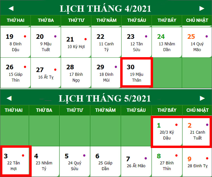 sắp tới có ngày lễ gì - Hình 1