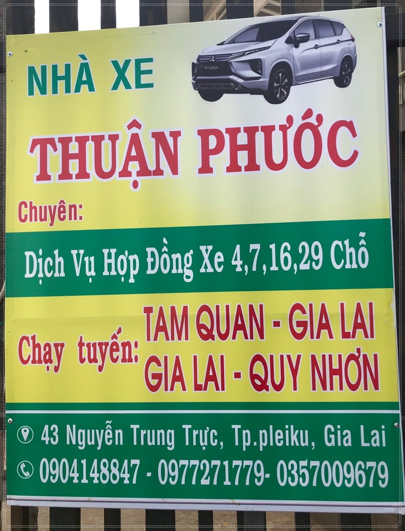 số điện thoại xe quy nhơn gia lai - Hình 3