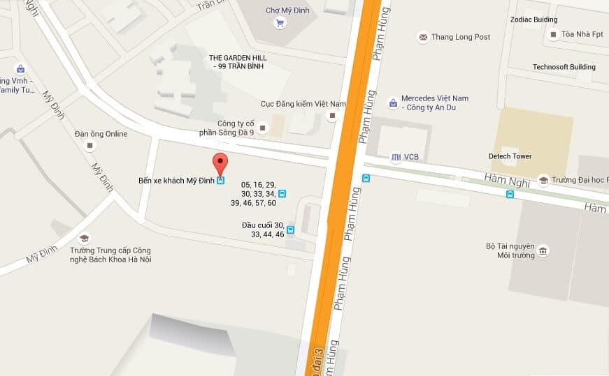 sơ đồ bến xe mỹ đình - Hình 3