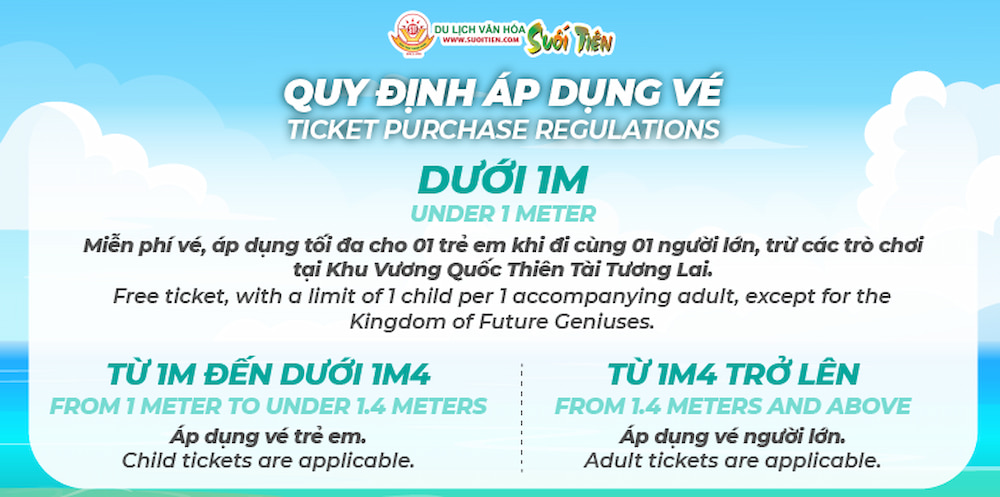 suối tiên mấy giờ mở cửa