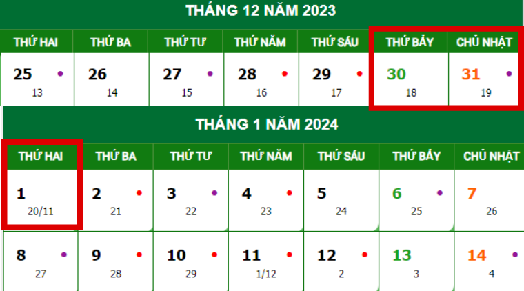tết tây có được nghỉ không - Hình 3