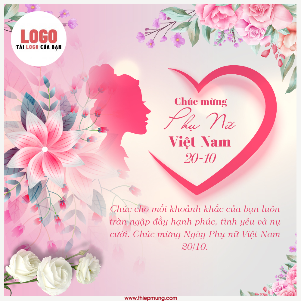 thiệp chúc mừng 20 10 đẹp - Hình 5