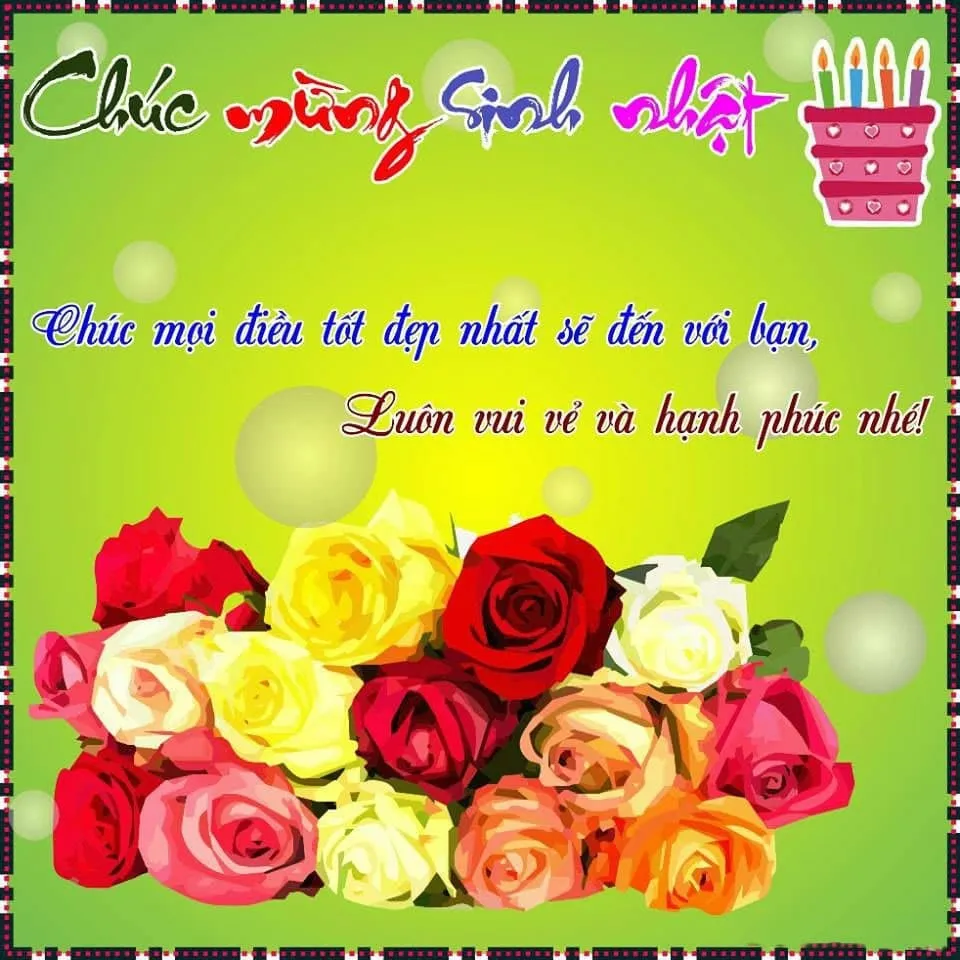 thiệp chúc mừng sinh nhật bạn - Hình 3