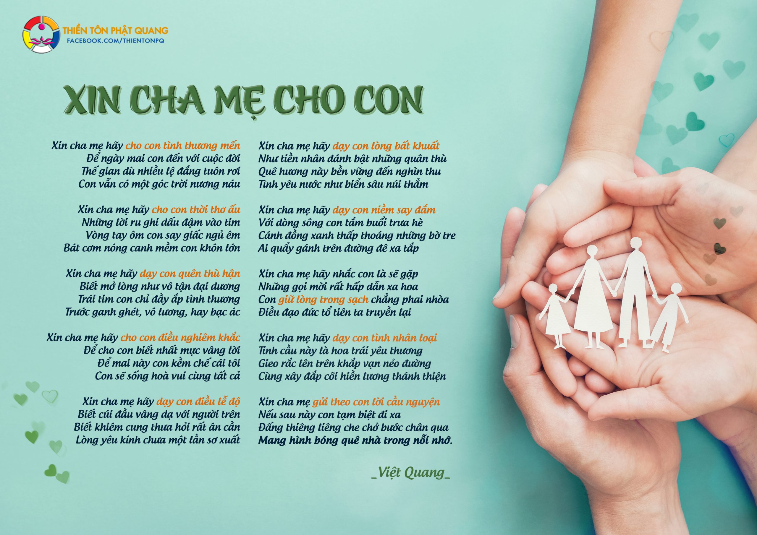 thơ về cha mẹ trong đạo phật - Hình 3