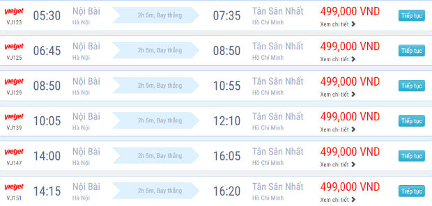 thời gian bay hà nội sài gòn - Hình 1