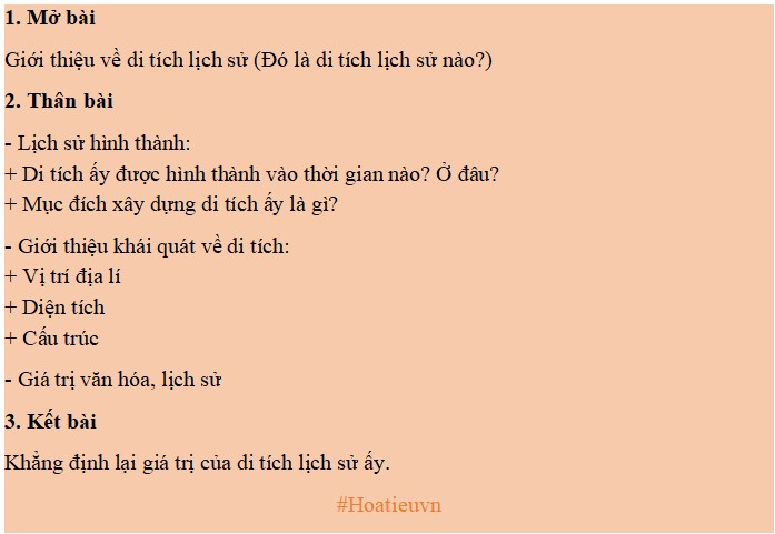 thuyết minh về một di tích lịch sử - Hình 2