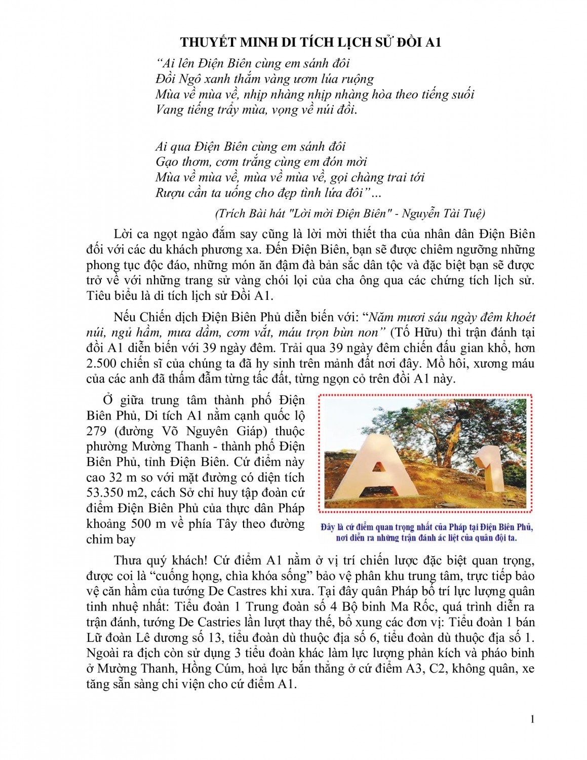thuyết minh về một di tích lịch sử - Hình 1