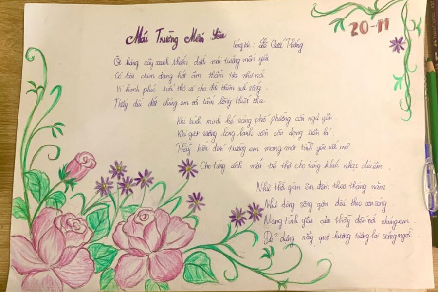 trang trí báo tường đơn giản - Hình 3