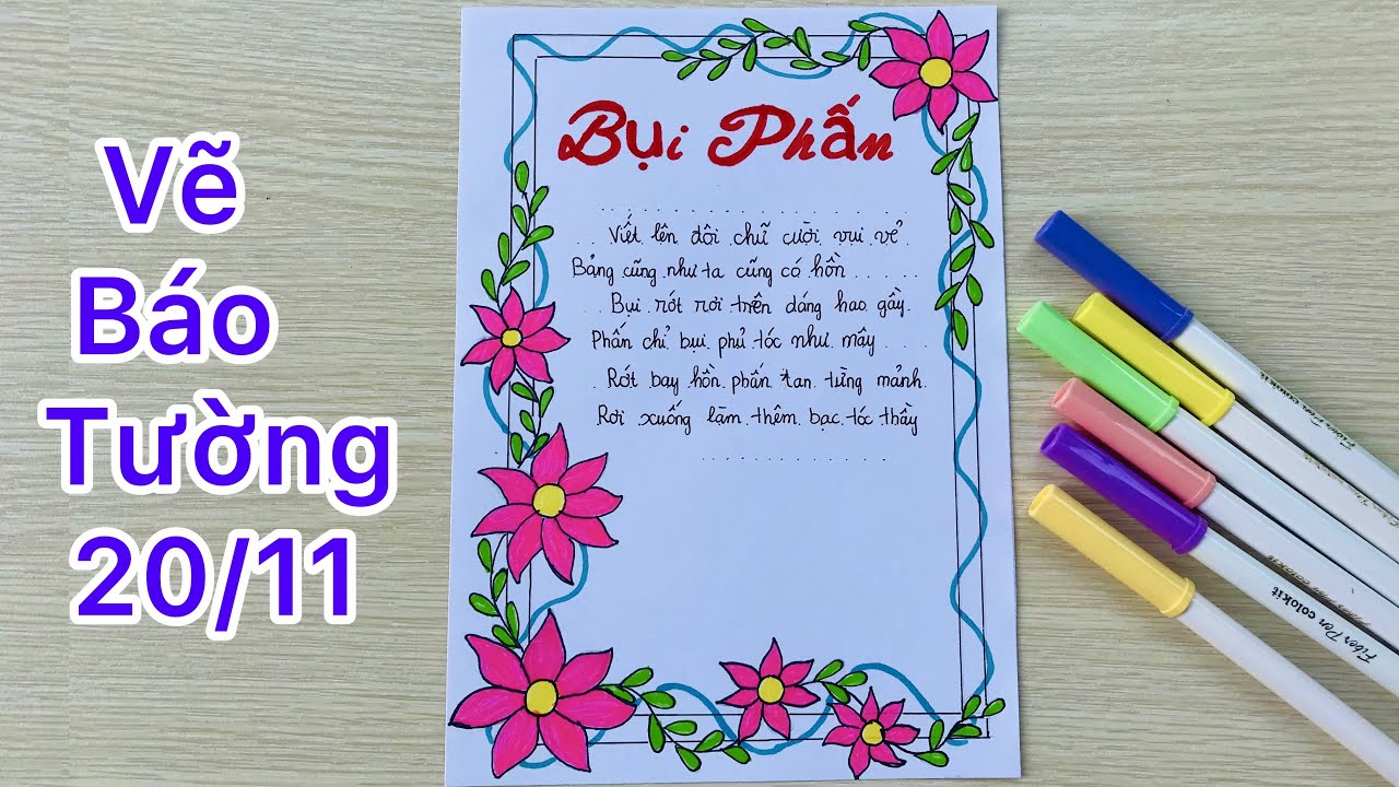 trang trí báo tường đơn giản - Hình 5